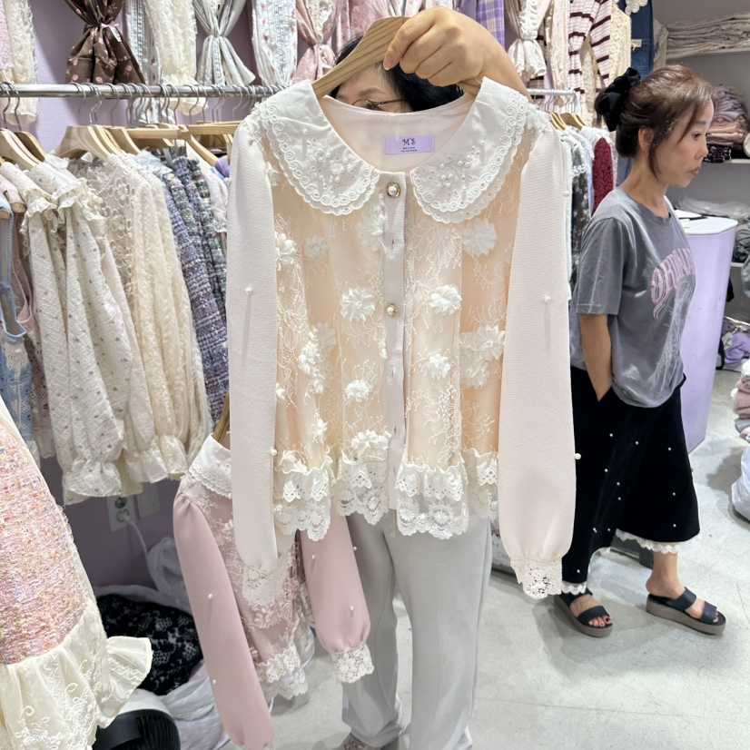 MS東大門直郵女士新品推薦時尚休閑真品人氣熱賣襯衫蕾絲衫MS襯衫/蕾絲衫