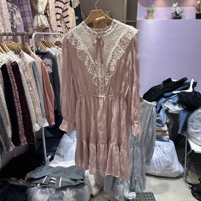 MS韓國直郵女士新品時尚熱賣人氣推薦真品休閑連衣裙MS連衣裙