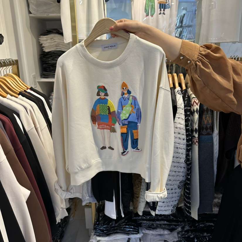 COCO HOLIC東大門直郵女士新品時尚人氣休閑真品熱賣衛衣COCO HOLIC衛衣