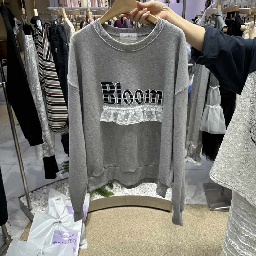 VIRUS東大門實拍女裝新款熱賣時尚推薦人氣休閑真品長袖T恤VIRUS長袖T恤