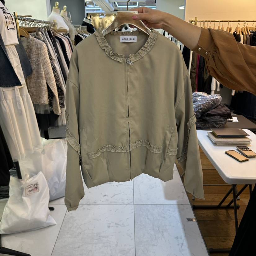 COCO HOLIC東大門代購女士新品熱賣休閑時尚推薦夾克泡泡袖COCO HOLIC夾克