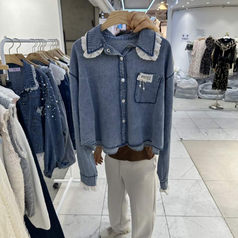 MS東大門直郵女士新款時尚推薦休閑真品熱賣人氣襯衫蕾絲衫MS襯衫/蕾絲衫