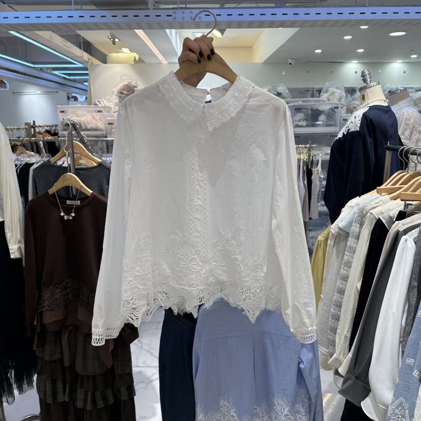 BELITA韓國代購女士新品時尚休閑熱賣推薦真品襯衫蕾絲衫BELITA襯衫/蕾絲衫