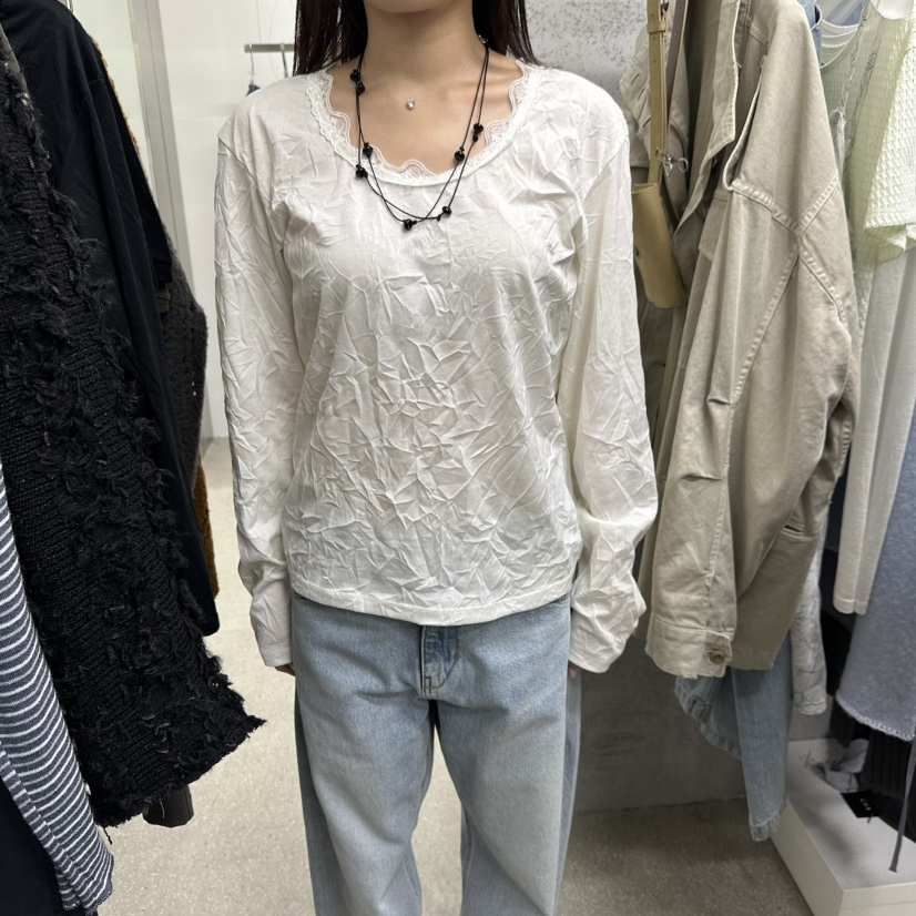 WEARABLE-L東大門直郵女裝新品推薦休閑時尚人氣長袖T恤WEARABLE長袖T恤