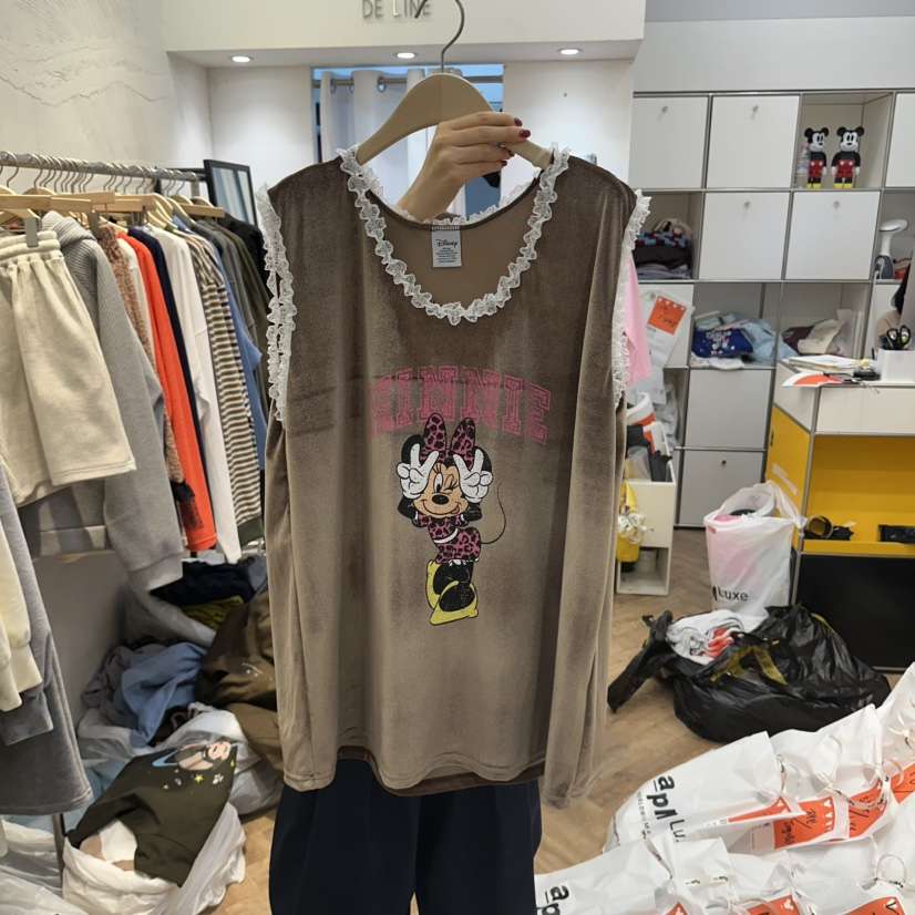 DE LINE東大門代購女裝新款休閑人氣吊帶背心不含絲絨無袖DE LINE吊帶/背心