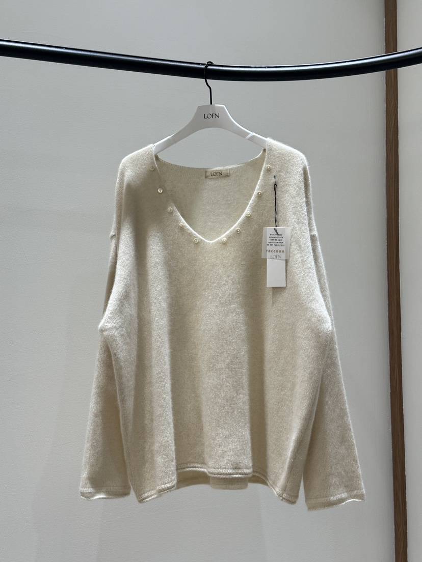 LOFN東大門實拍女裝新品時尚真品人氣熱賣推薦針織衫浣熊LOFN針織衫