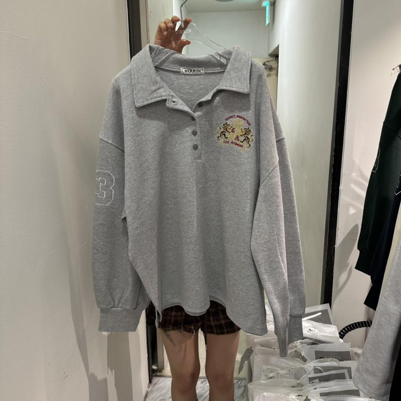 VIRKIN韓國直郵女士新品人氣推薦真品時尚休閑熱賣衛衣VIRKIN衛衣