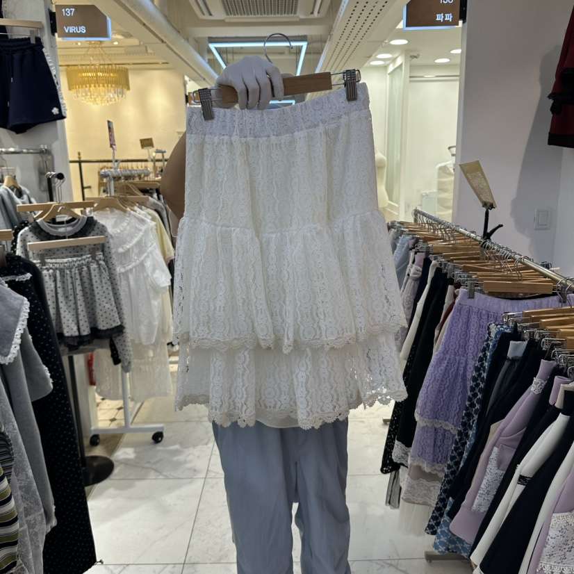 PAPA韓國直郵女裝新品人氣時尚熱賣真品休閑半身裙中短裙Papaine/HALMADE半身裙/中短裙