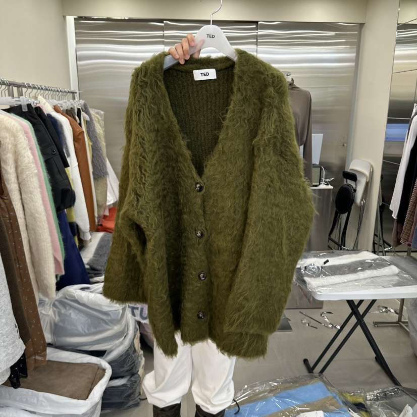 TED東大門代購女裝新款推薦人氣時尚真品熱賣毛衣V領開衫TED毛衣