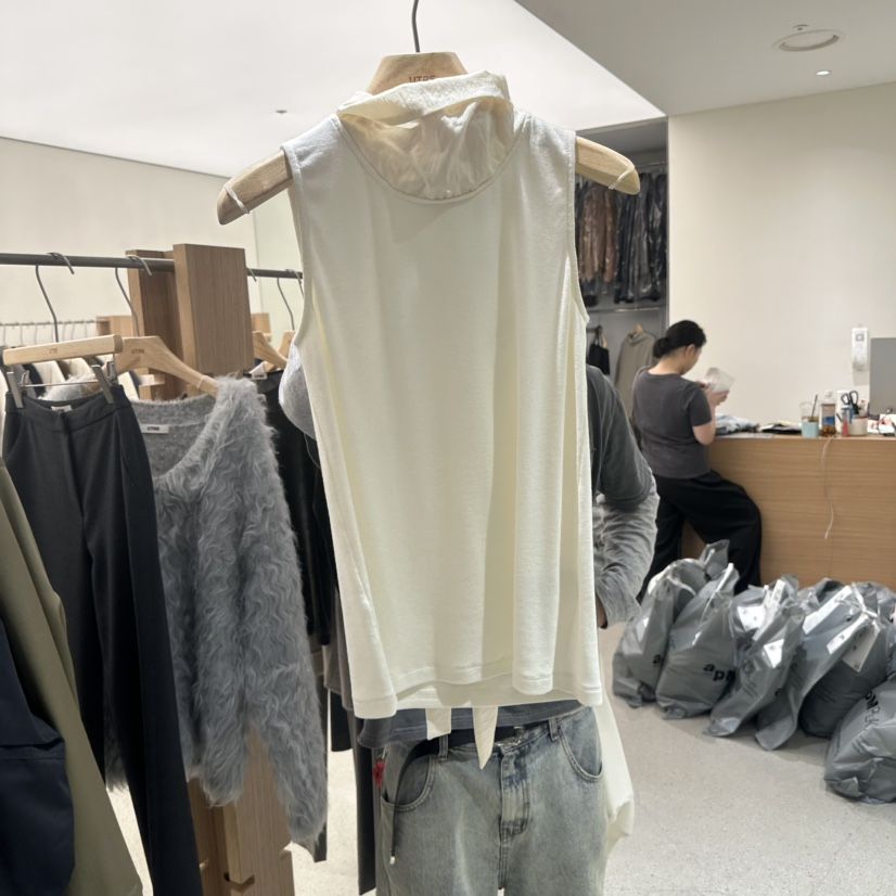 UTRE東大門代購女裝新款真品人氣時尚休閑吊帶背心圍巾無袖UTRE吊帶/背心