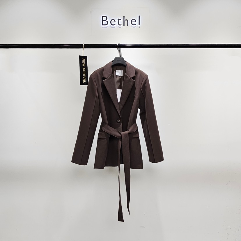 BETHEL東大門實拍女士新品休閑推薦熱賣西裝西服含腰帶系帶Bethel西裝/西服