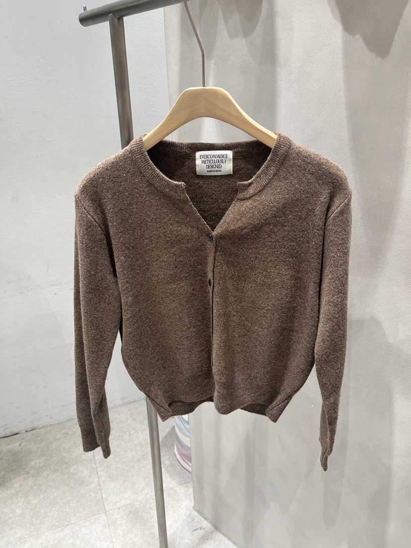 EVERCOMMERCE METICULOUSLY DESIGNED東大門直郵女士新品休閑針織衫開衫EVERCOMMERCE METICULOUSLY DESIGNED針織衫