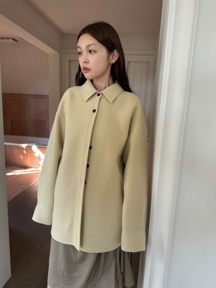 MARE東大門代購女裝新款時尚真品熱賣推薦人氣短款大衣手工MARE短款大衣
