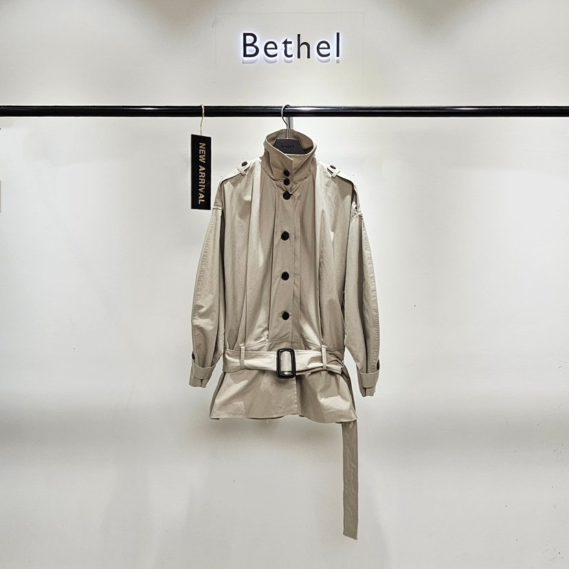 BETHEL東大門代購女士新款休閑真品人氣時尚熱賣夾克含腰帶Bethel夾克