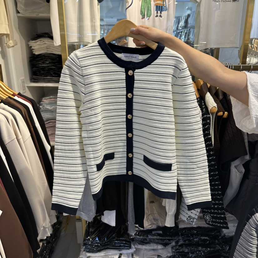 COCO HOLIC韓國代購女士新品真品人氣推薦時尚開衫開襟衫COCO HOLIC開衫