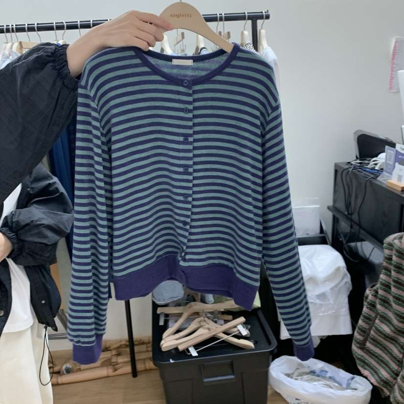 SPAGHETTI韓國直郵女士新品真品人氣休閑時尚推薦熱賣開衫spaghetti開衫