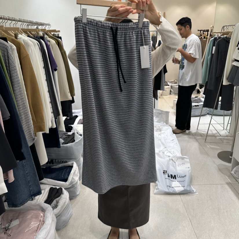 GRACIA韓國直郵女士新品真品熱賣推薦休閑時尚人氣長裙彈力GRACIA長裙