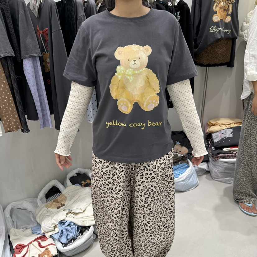 VINTAGE 888韓國直郵女裝新款休閑真品推薦時尚人氣長袖T恤VINTAGE 888長袖T恤