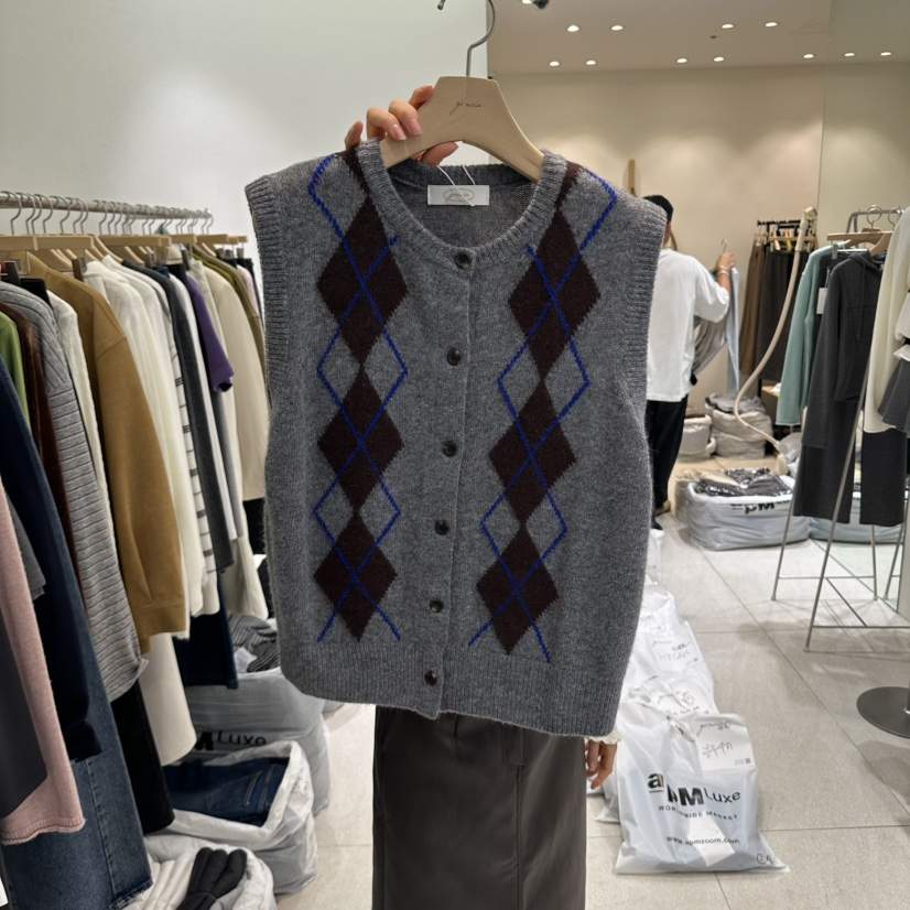 GRACIA東大門代購女裝新品推薦熱賣時尚真品馬甲不含內搭GRACIA馬甲
