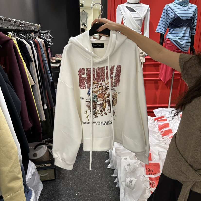 RARE CLOSET東大門直郵女裝新品熱賣時尚休閑推薦人氣衛衣RARE CLOSET衛衣