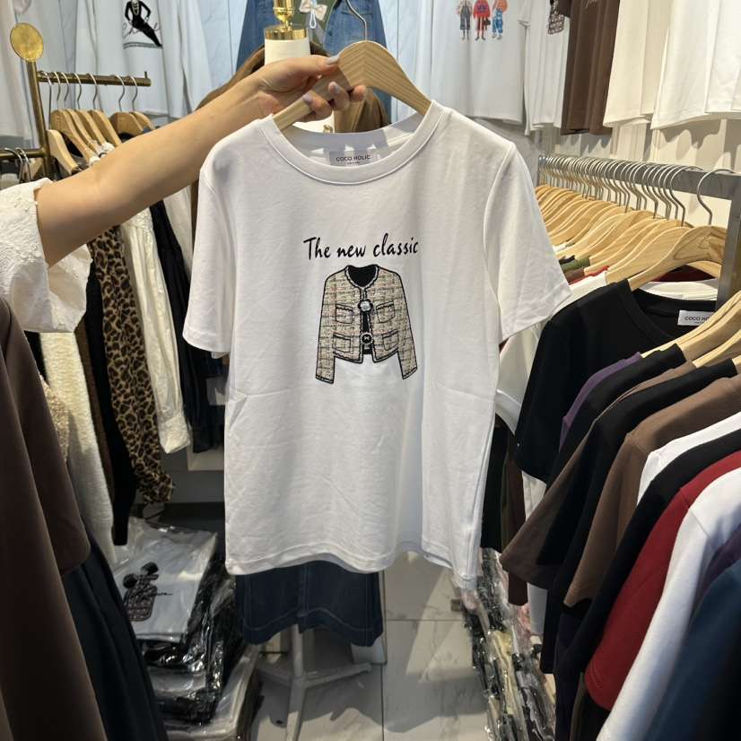COCO HOLIC韓國代購女裝新品熱賣真品時尚休閑推薦人氣T恤COCO HOLICT恤