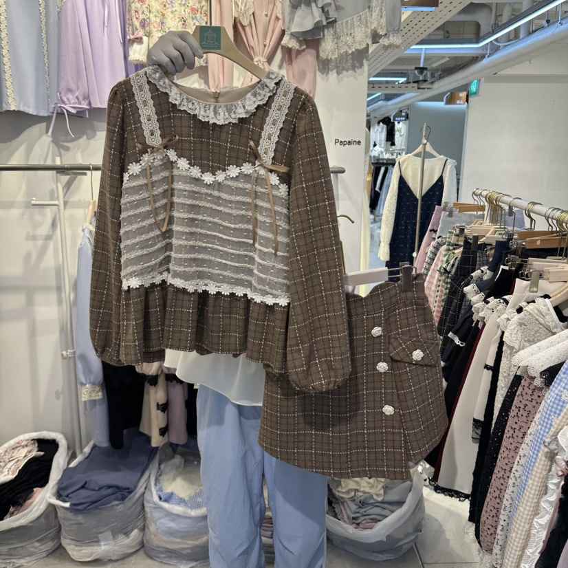 PAPA韓國代購女裝新款時尚推薦熱賣休閑人氣真品套裝Papaine/HALMADE套裝