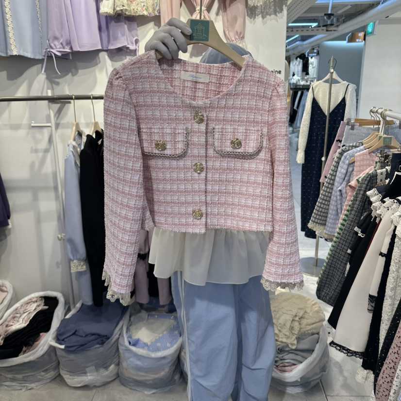 PAPA韓國直郵女裝新品時尚休閑熱賣人氣推薦真品夾克Papaine/HALMADE夾克