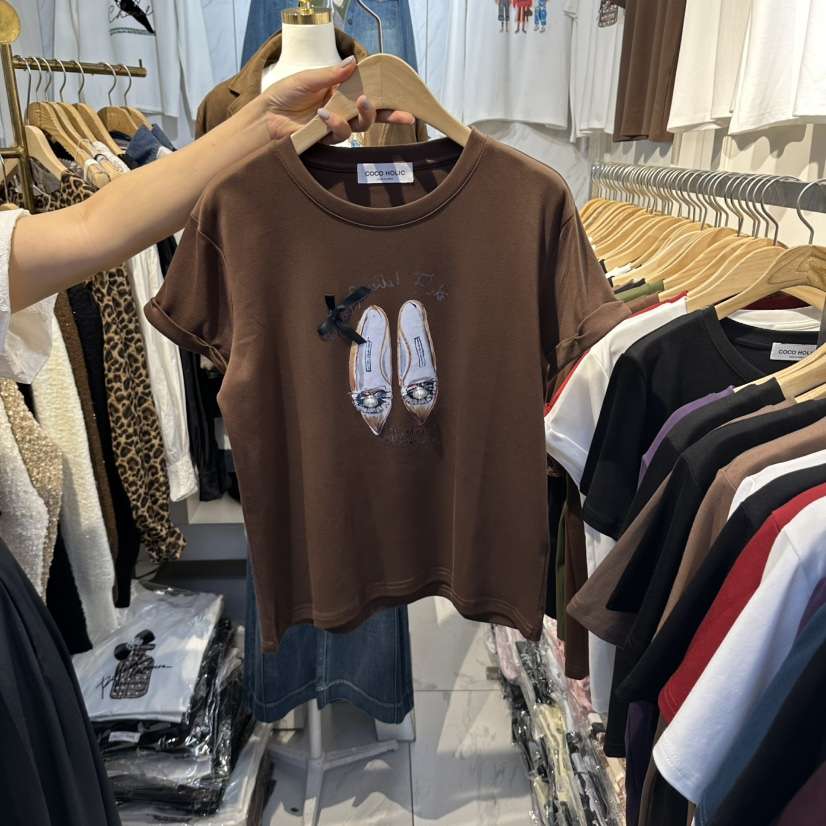 COCO HOLIC東大門實拍女士新品時尚休閑人氣熱賣推薦T恤COCO HOLICT恤