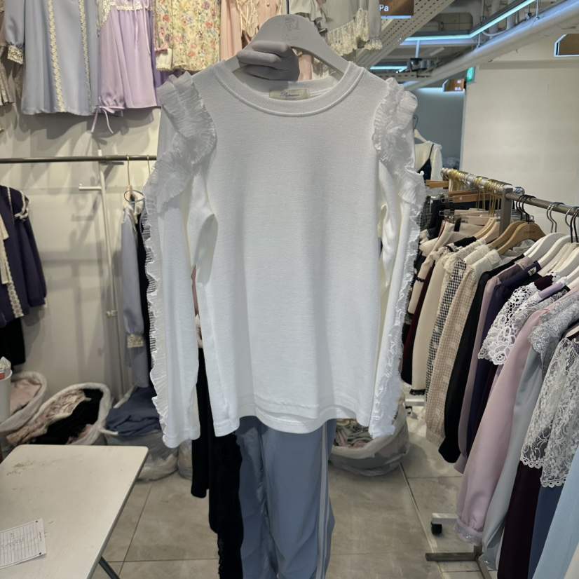 PAPA東大門實拍女士新品熱賣推薦時尚休閑真品人氣長袖T恤Papaine/HALMADE長袖T恤