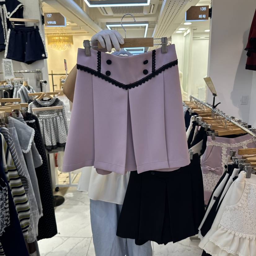 PAPA東大門實拍女士新品休閑時尚推薦真品熱賣人氣短褲Papaine/HALMADE短褲