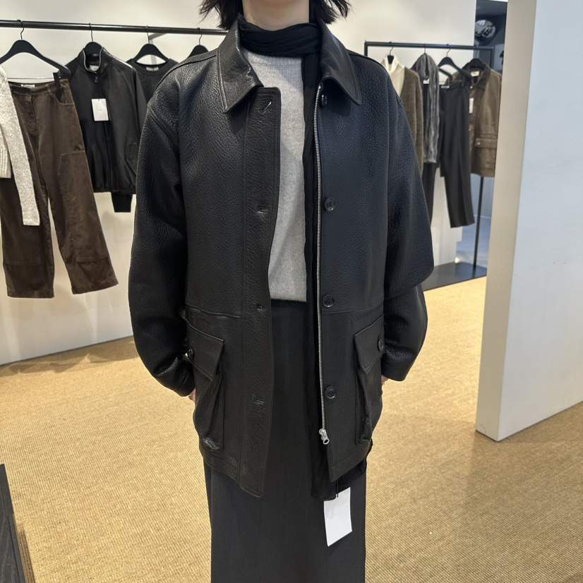 PAUSE韓國代購女士新品推薦時尚休閑人氣真品熱賣皮衣PAUSE皮衣