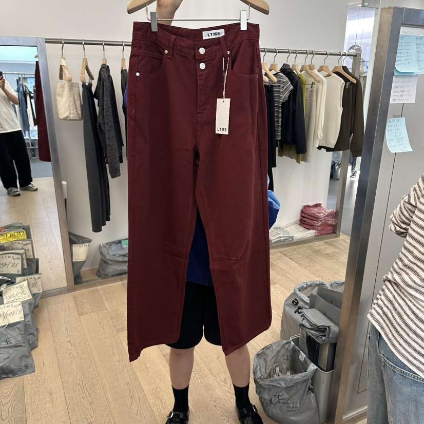 LTMS東大門實拍女士新款休閑時尚人氣推薦熱賣休閑褲雙按鈕LTMS休閑褲