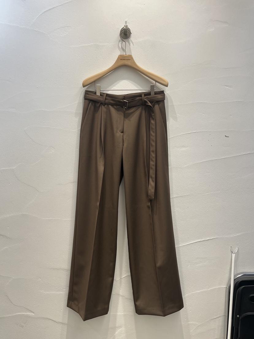 BROWN PAPER東大門代購女裝新品休閑熱賣人氣休閑褲含腰帶BROWN PAPER休閑褲