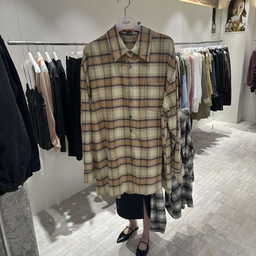 FLEEK韓國直郵女士新款時尚推薦人氣休閑熱賣真品襯衫蕾絲衫Fleek襯衫/蕾絲衫