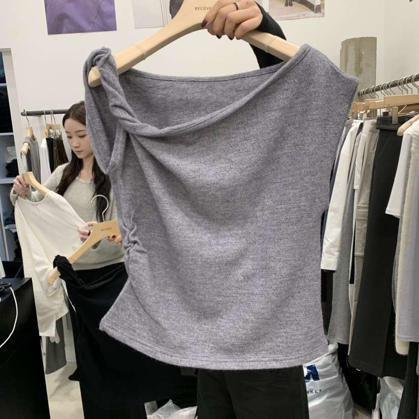 RECOVER東大門實拍女裝新品推薦熱賣時尚吊帶背心不含內搭RECOVER/MOMENT吊帶/背心