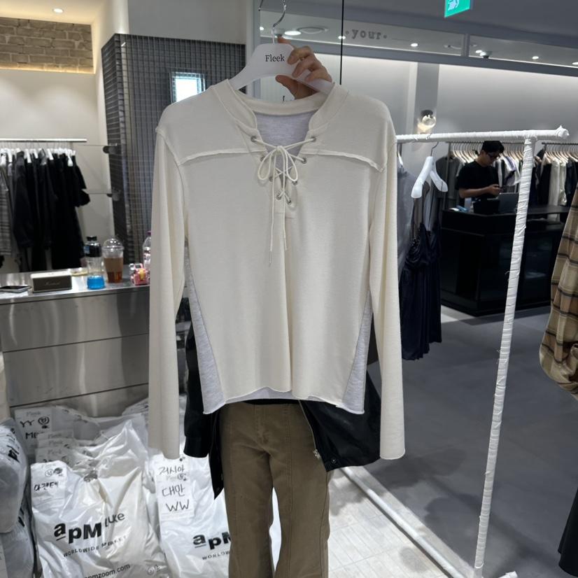 FLEEK韓國代購女裝新品休閑真品時尚人氣推薦熱賣長袖T恤Fleek長袖T恤