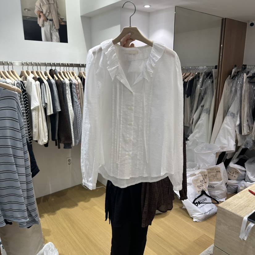 TIZZI東大門實拍女裝新品休閑熱賣真品時尚推薦襯衫蕾絲衫TIZZI襯衫/蕾絲衫