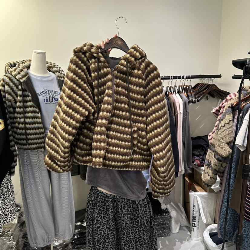 HONEY東大門實拍女裝新款人氣休閑推薦熱賣時尚真品夾克兜帽Honey夾克