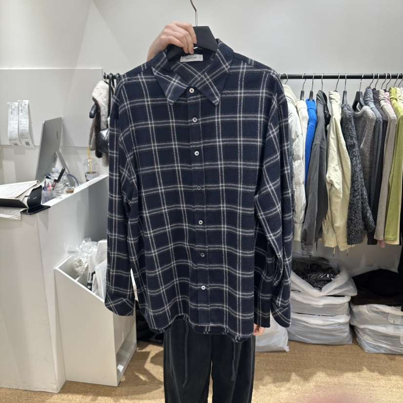 GARDEN LAYER東大門代購女士新品時尚推薦襯衫蕾絲衫格紋GARDEN LAYER襯衫/蕾絲衫