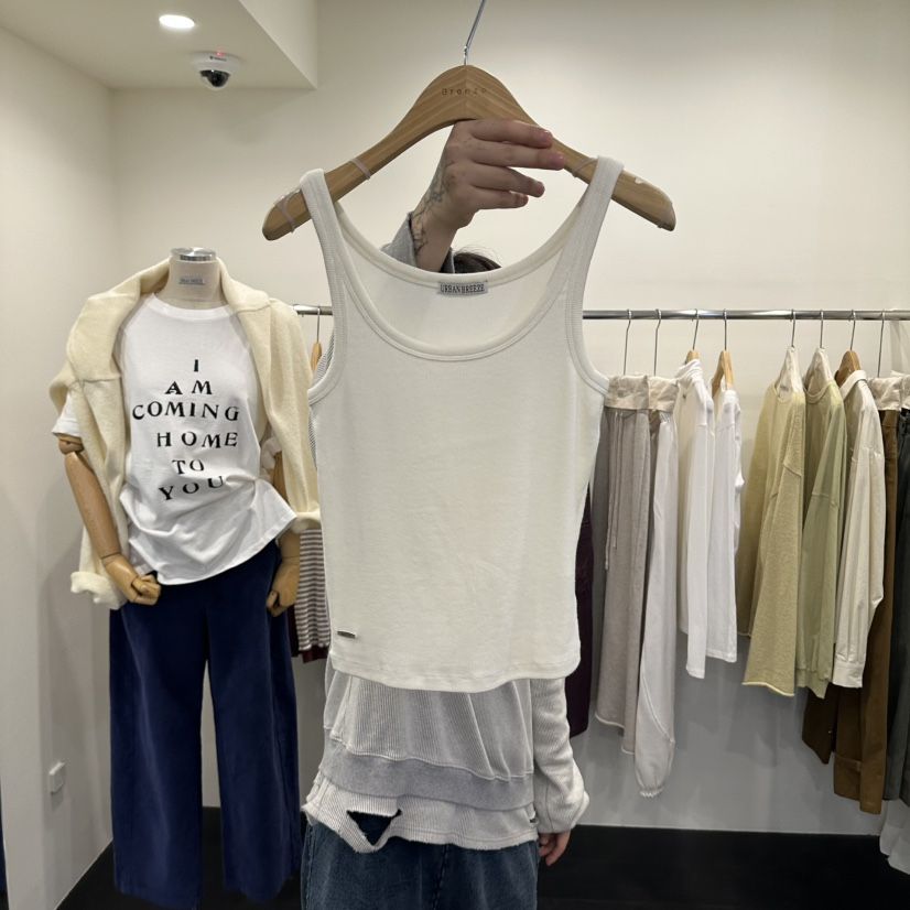 URBAN BREEZE東大門實拍女裝新品休閑推薦吊帶背心安哥拉URBAN BREEZE吊帶/背心