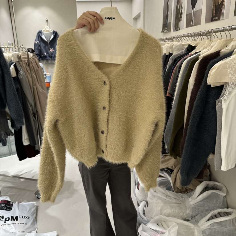 JUDYQUE韓國直郵女士新品推薦休閑人氣時尚熱賣真品開衫開襟JUDYQUE開衫