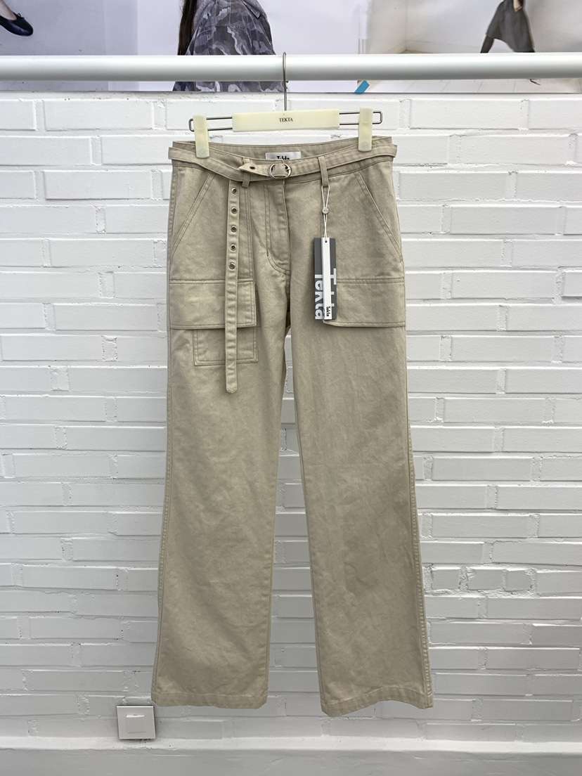 TEKTA東大門代購女裝新品熱賣人氣推薦時尚休閑休閑褲含腰帶Tekta休閑褲
