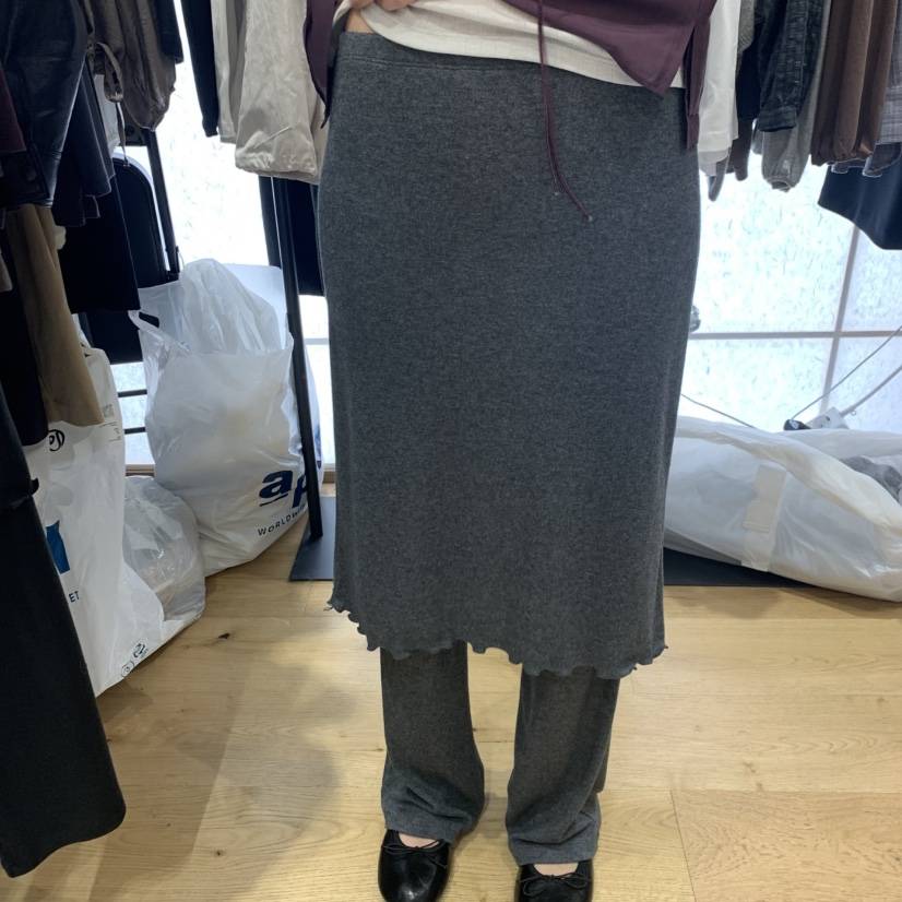 FLAT韓國代購女裝新款真品推薦休閑熱賣人氣時尚裙褲flat裙褲