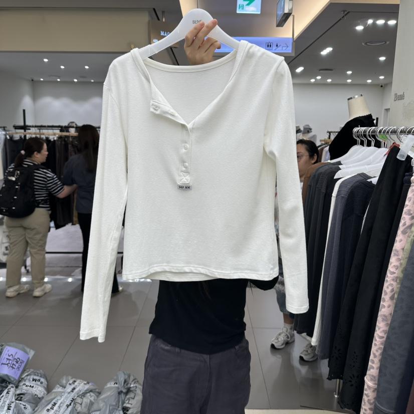 BENE韓國直郵女士新款真品時尚熱賣休閑人氣推薦長袖T恤SHOP BENE_Bene長袖T恤