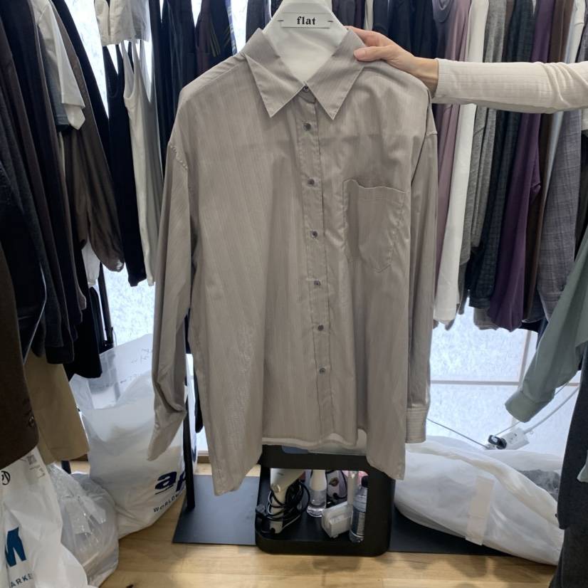 FLAT韓國直郵女士新品休閑熱賣人氣時尚推薦真品襯衫蕾絲衫flat襯衫/蕾絲衫
