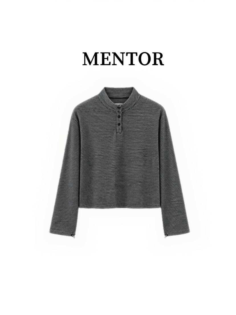 MENTOR韓國代購女士新款推薦人氣時尚休閑熱賣真品長袖T恤MENTOR長袖T恤