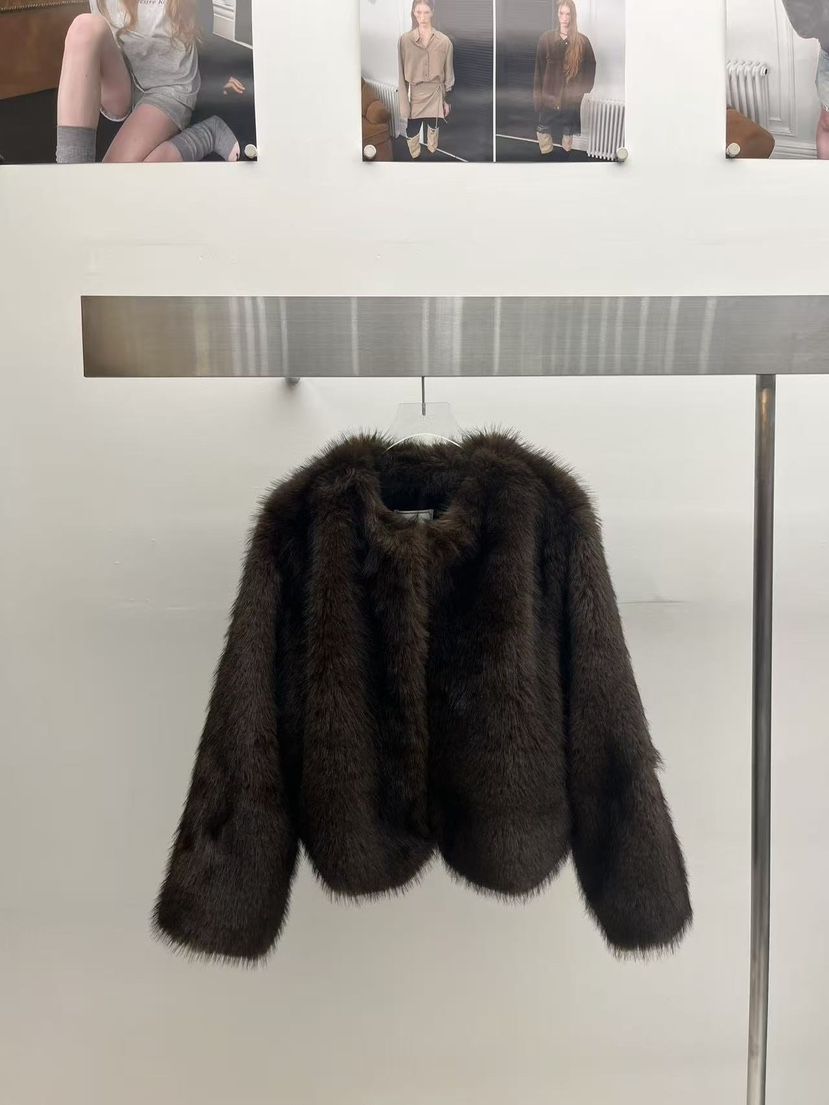 AMOOD東大門直郵女裝新品人氣推薦真品休閑熱賣短款大衣狐貍AMOOD短款大衣
