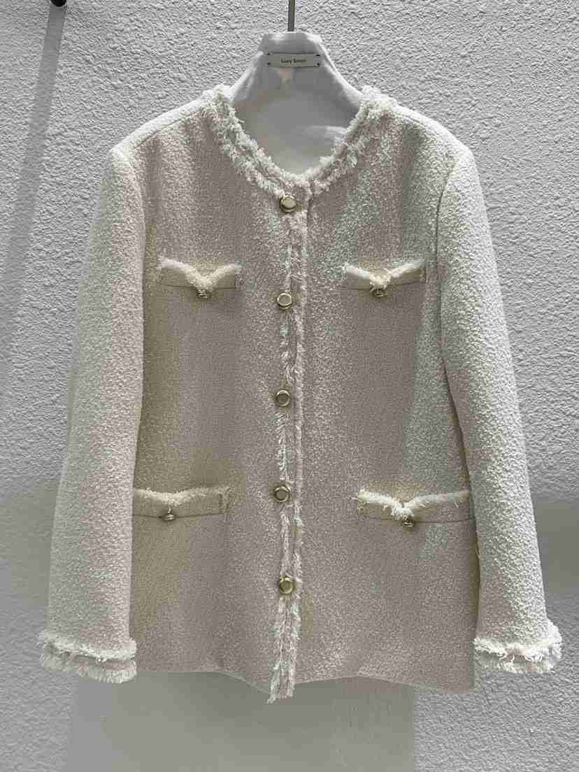 LUCY SALON韓國直郵女裝新品人氣時尚推薦真品夾克粗花呢LUCY SALON夾克