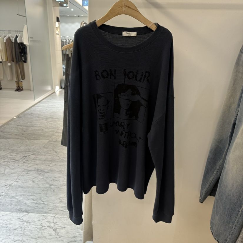 DE VENTI東大門代購女士新品時尚休閑推薦真品熱賣長袖T恤De VENTI長袖T恤