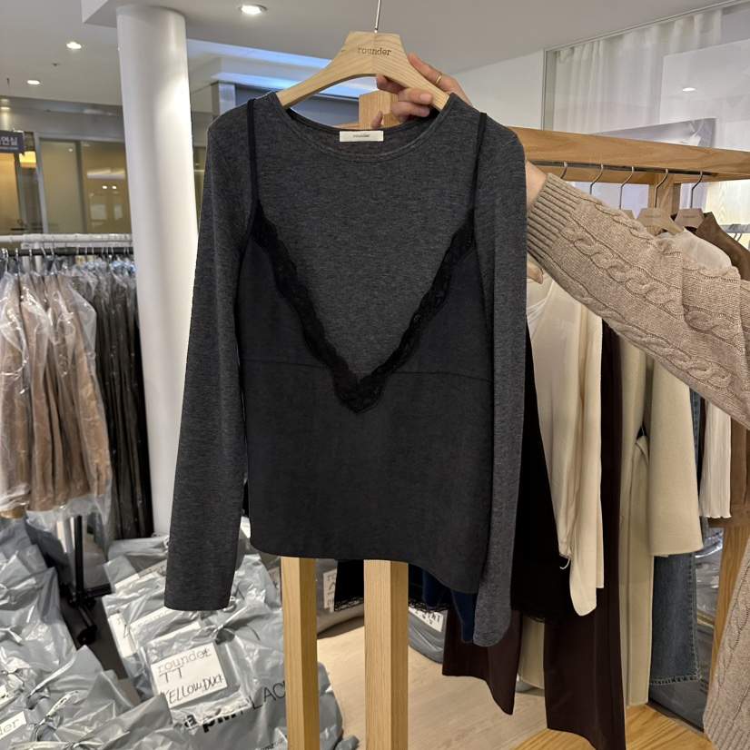 ROUNDER東大門實拍女裝新品人氣時尚真品吊帶背心不含內搭ROUNDER吊帶/背心